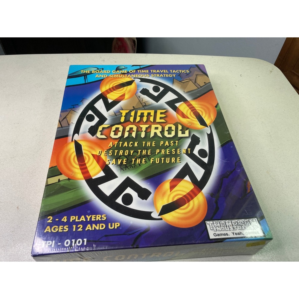 Time Control Board Game Thompson Industries TPI-0101 New Sealed 2003 Strategy